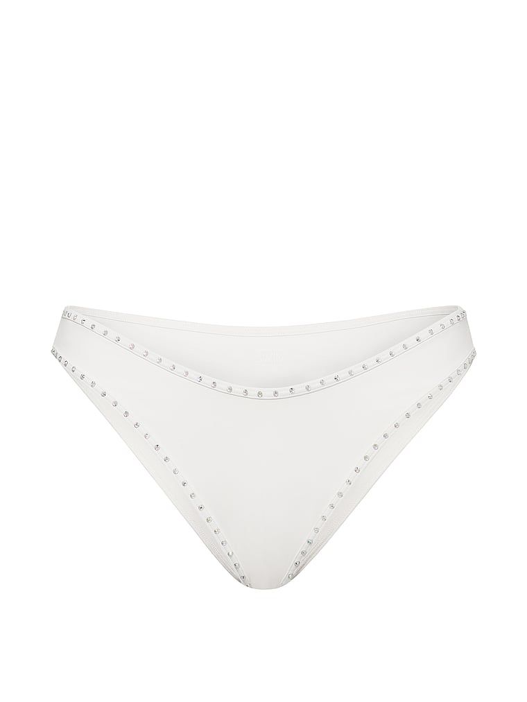 Nevěsta Bikiny Spodní Nevěsta Svatební Bling Brazilie. Produkt je bílé barvy a pochází z kolekce Victoria's Secret Swim.