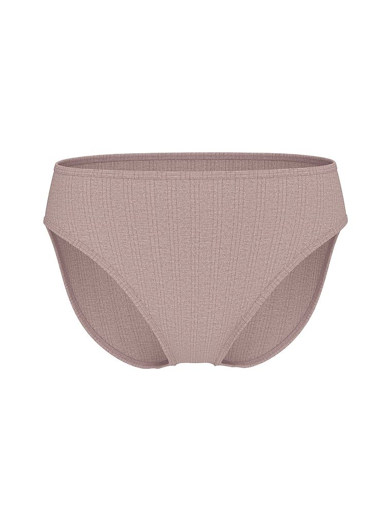 Modální slipy s vysoce střiženými nohavičkami, ultra-jemné slipy. Produkt je hnědé barvy a pochází z kolekce Victoria's Secret.