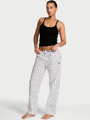 Victoria's Secret Bavlněné pyžamové kalhoty Mix & Match Heritage