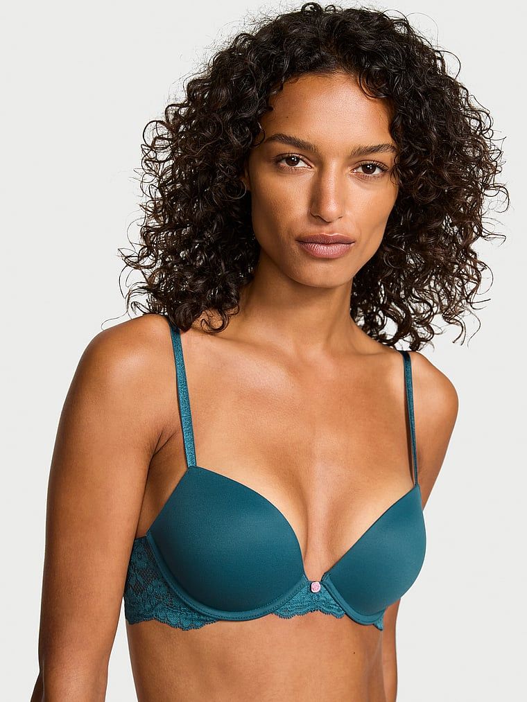 Dream Angels Hladká krajková push-up podprsenka