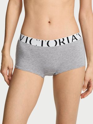 Cotton Bavlněné boxerky s velkým logem Exploded Logo