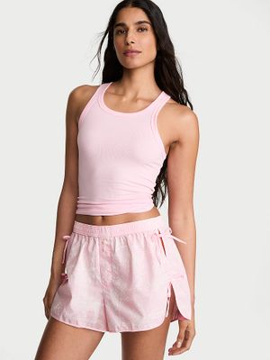 Victoria's Secret Bavlněné pyžamové šortky Mix & Match Sleep Heritage