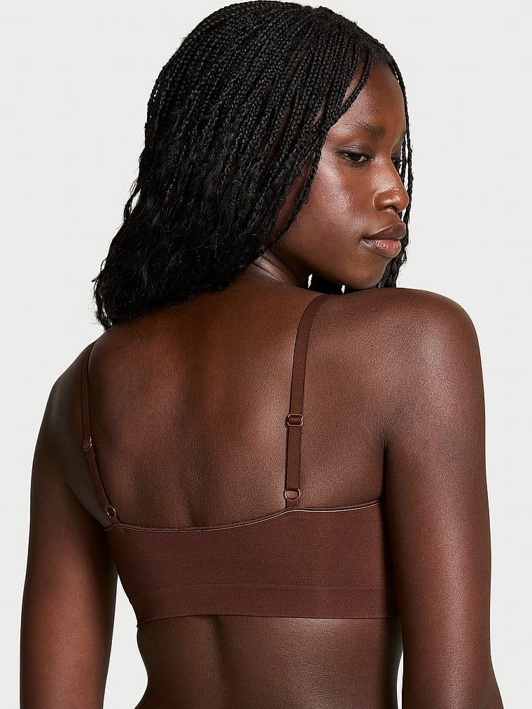 Tvarovací prádlo od Victoria tvarující bralette. Výrobek je hnědý a pochází z kolekce Victoria's Secret.