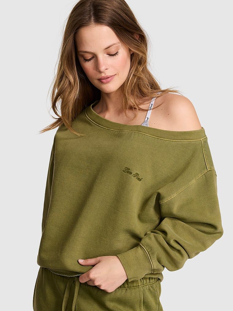 Mikina Campus Fleece off shoulder