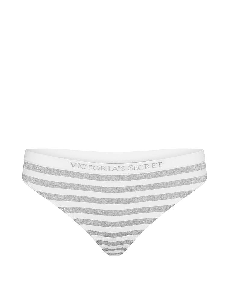 Bezešvé tanga. Produkt je vzorovaný a pochází z kolekce Seamless.