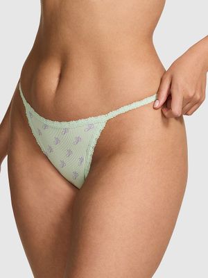 Kalhotky bikini string s krajkou Wink