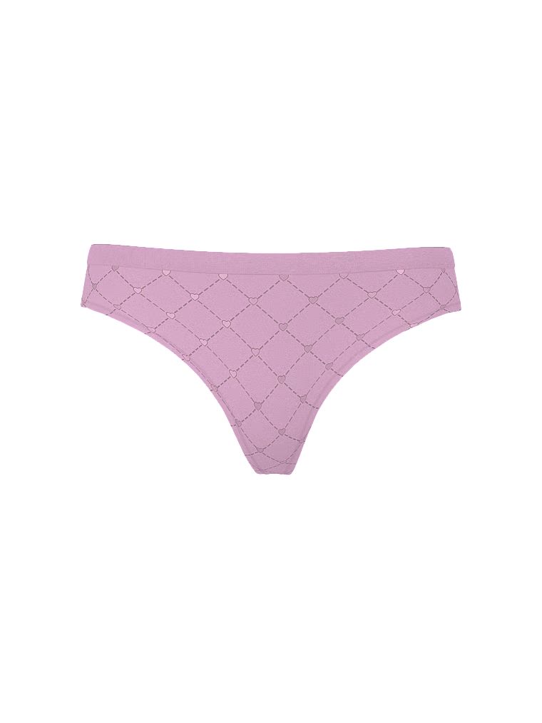 Tanga Bezšvové prošívané srdíčka. Produkt je vzorovaný a pochází z kolekce Seamless.