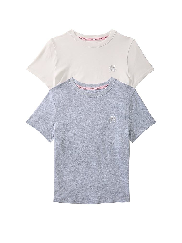 Angel Essentials Sada 2 ks elastických bavlněných triček Perfect Tees