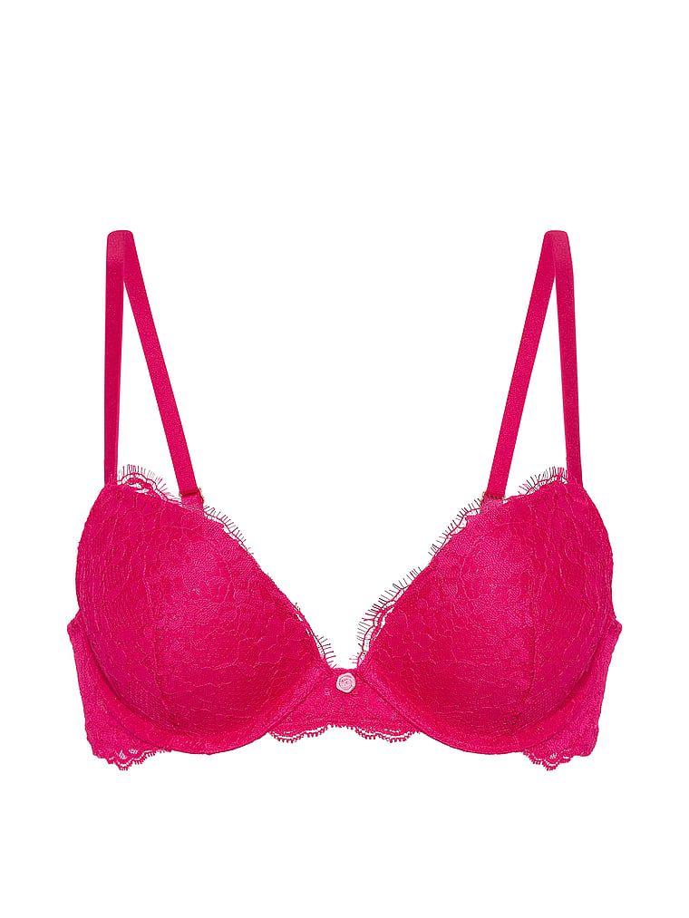 Push-up podprsenka Dream Angels. Produkt je růžové barvy a pochází z kolekce Dream Angels.