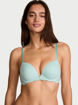 Dream Angels Hladká krajková push-up podprsenka