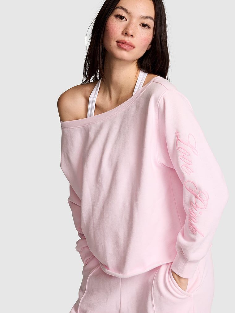 Mikina Campus Fleece off shoulder