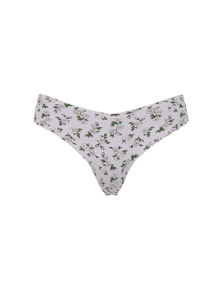 Tanga bez švů. Produkt je květinové barvy a pochází z kolekce No-Show.