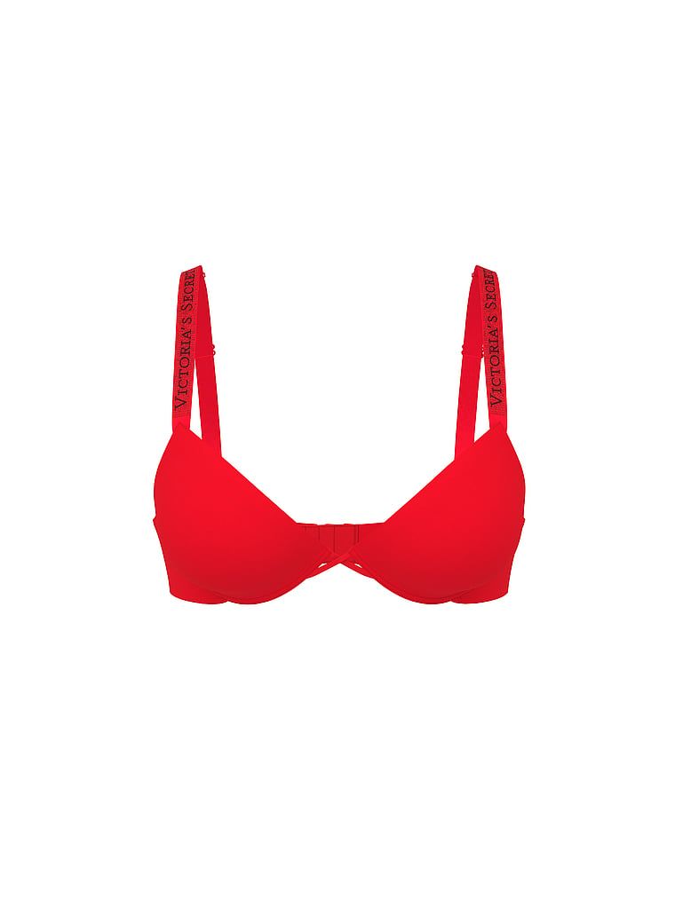Push-up podprsenka zvětšující se o 2 velikosti Bombshell Shine Strap. Produkt je červený a pochází z kolekce Very Sexy.
