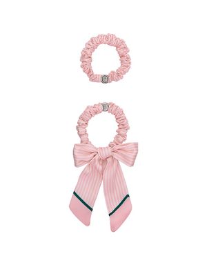 Victoria's Secret Balení 2 gumiček s mašlí s pruhy Heritage