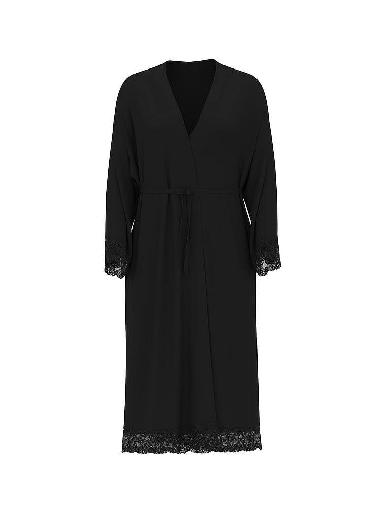 Župan vyrobený ze SoSoft modalu. Produkt je černý a pochází z kolekce Victoria's Secret.