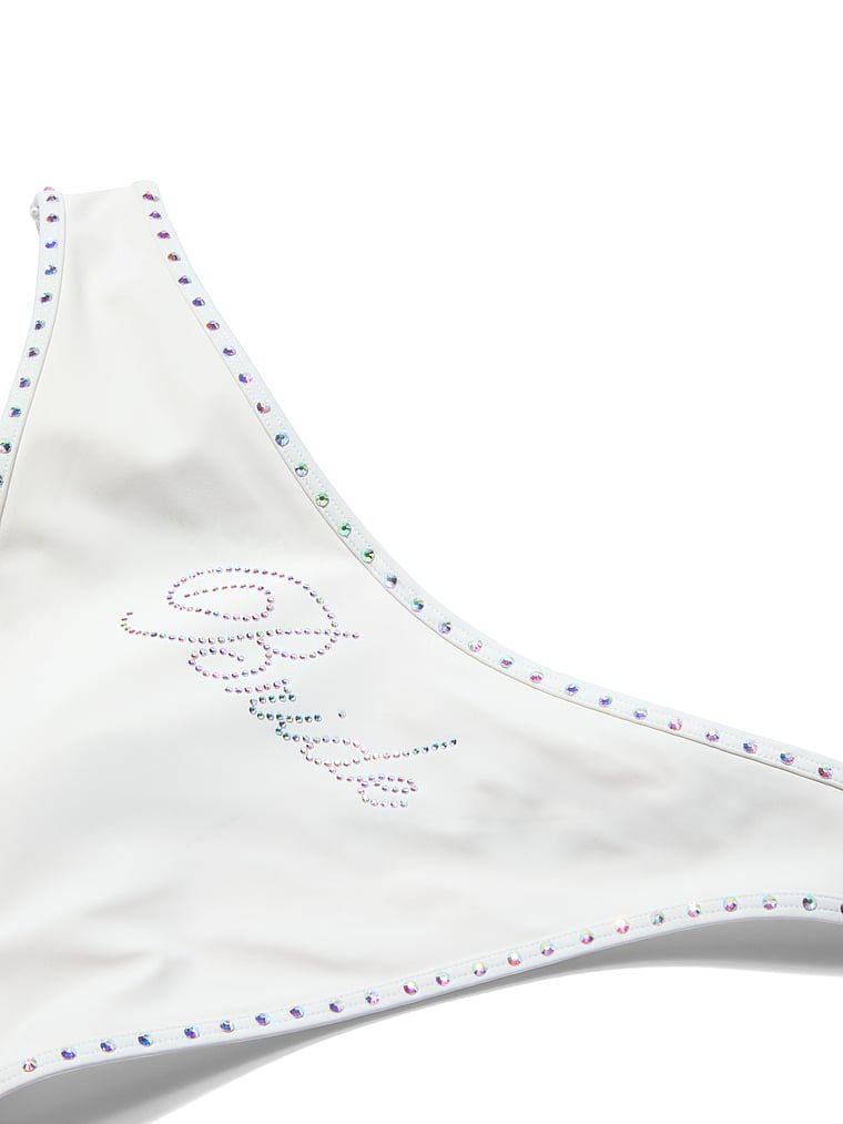 Nevěsta Bikiny Spodní Nevěsta Svatební Bling Brazilie. Produkt je bílé barvy a pochází z kolekce Victoria's Secret Swim.