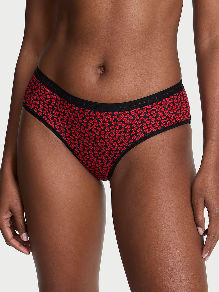Bavlněné kalhotky hiphugger. Produkt je vzorovaný a pochází z kolekce Victoria's Secret.