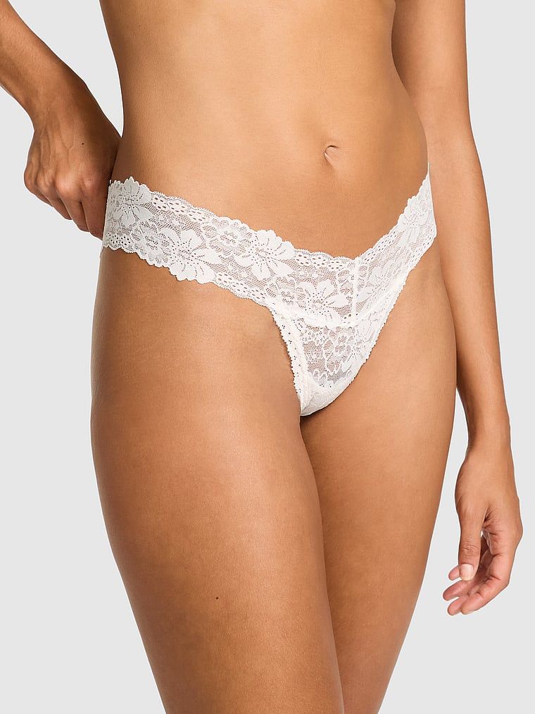 Krajková tanga PINK Wink
