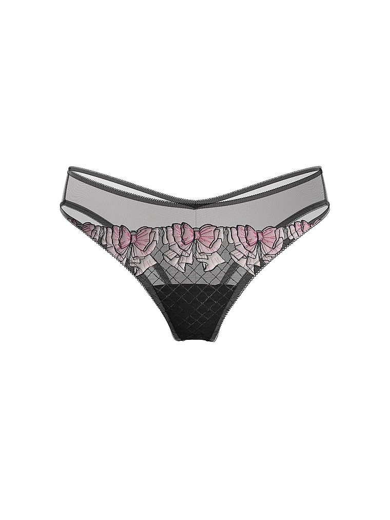 Tease Machle Cheeky Mesh kalhotky. Produkt je vzorovaný a pochází z kolekce Victoria's Secret.