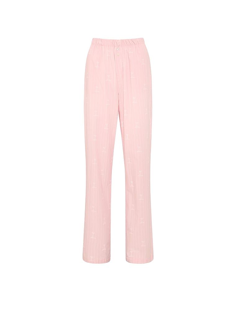 Mix & Match Heritage bavlněné pyžamové kalhoty. Produkt má vzorovanou barvu a pochází z kolekce Victoria's Secret.