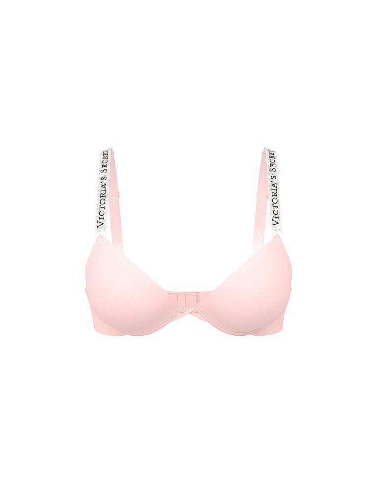 Push-up zvětšující podprsenka 2 velikosti Bombshell Shine Strap. Produkt je růžové barvy a pochází z kolekce Very Sexy.
