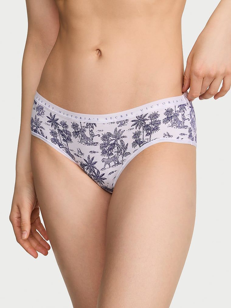 Bavlněné kalhotky hiphugger. Produkt je vzorovaný a pochází z kolekce Victoria's Secret.