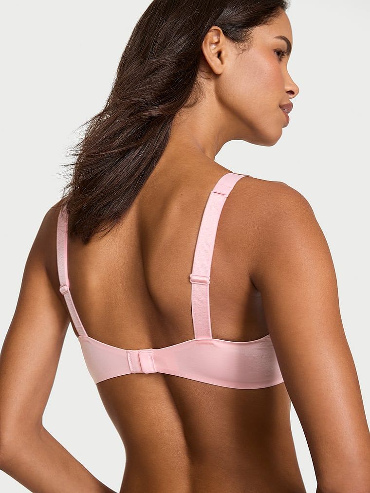 Push-up podprsenka Shine Strap. Produkt má růžovou barvu a pochází z kolekce Body by Victoria.