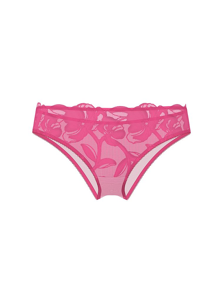 Tanga s výšivkou Pop Floral. Produkt je vzorovaný a pochází z kolekce Dream Angels.
