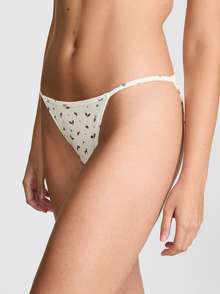 Bavlněné kalhotky String Bikini