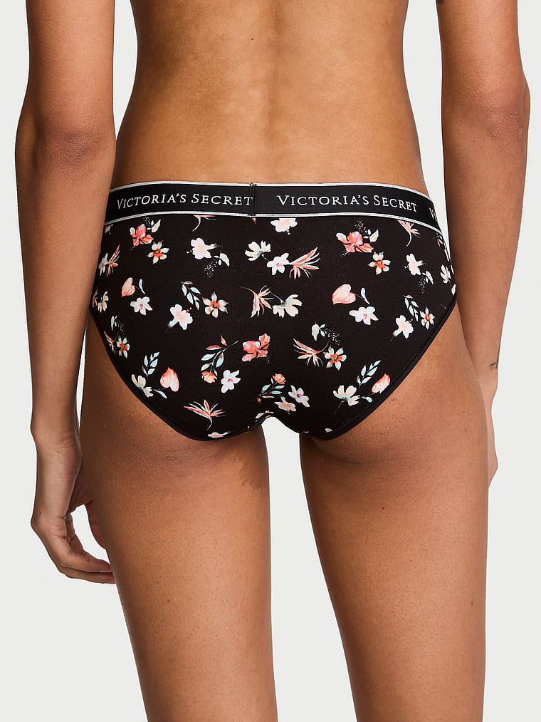 Bavlněné kalhotky s logem Hiphugger v pase. Produkt má květinový vzor a pochází z kolekce Cotton.