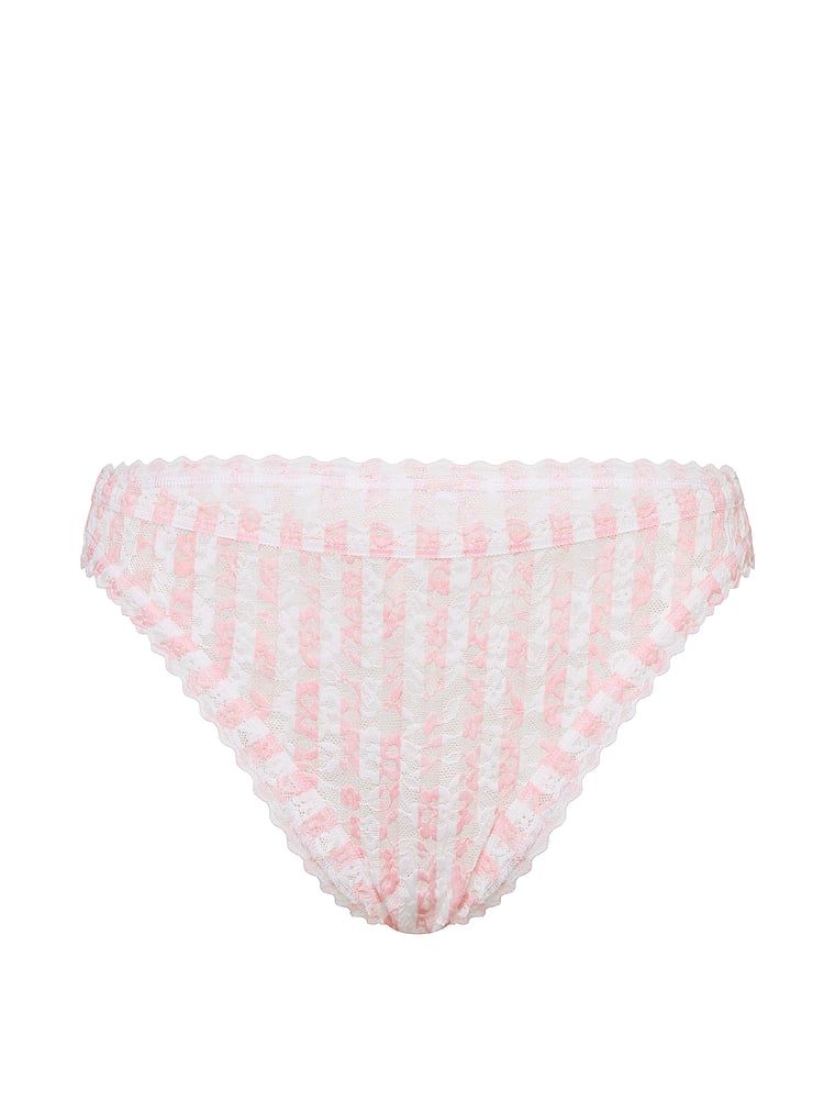 Krajkové kalhotky z krajky z 90. let. Produkt je vzorovaný a pochází z kolekce Lacie.