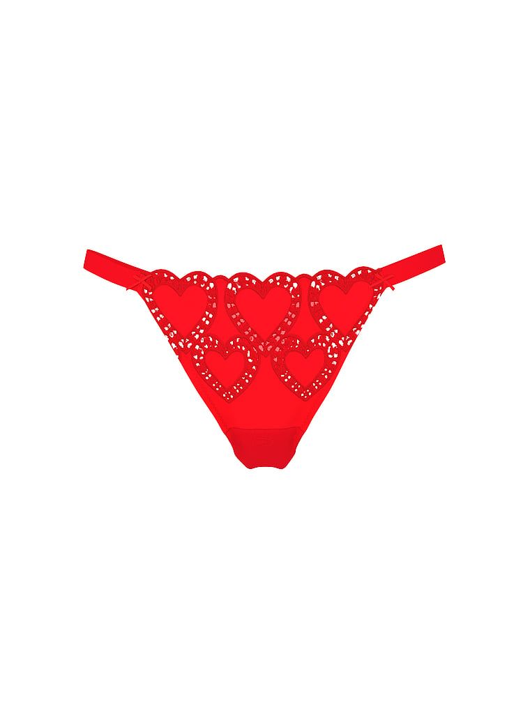 Tanga s tlukotem srdce. Produkt je vzorovaný a pochází z kolekce Dream Angels.