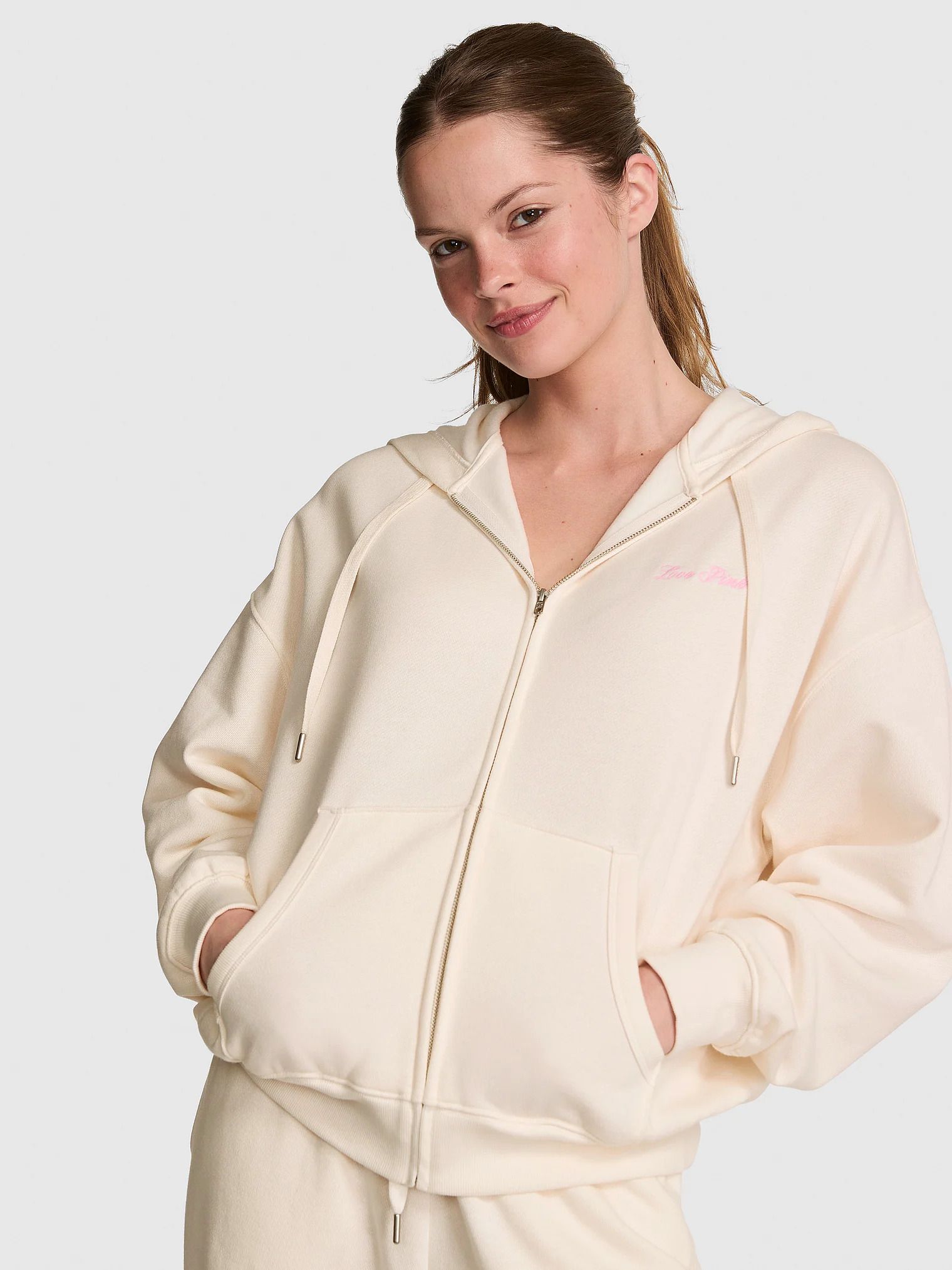Mikina s kapucí na zip Campus Fleece