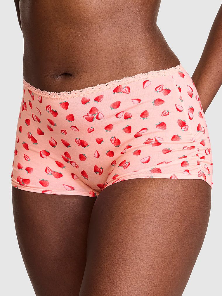 Bavlněné Dorm Boyshort Kalhotky