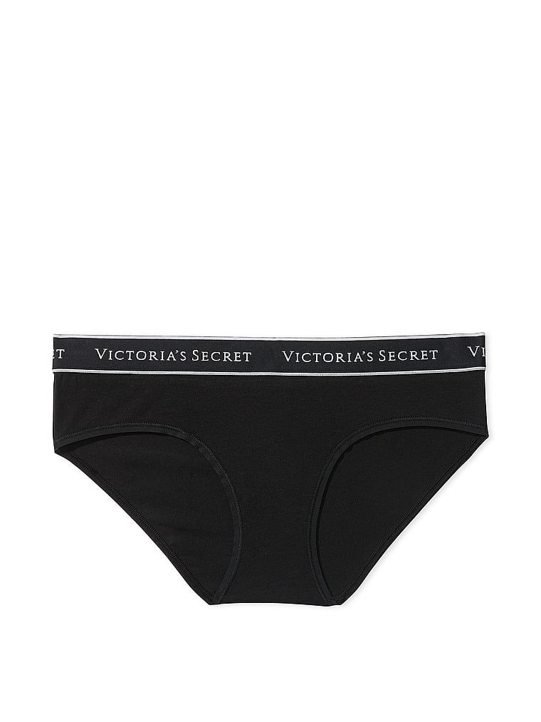 Bavlněné kalhotky s logem Hiphugger v pase. Výrobek je černý a pochází z kolekce Cotton.