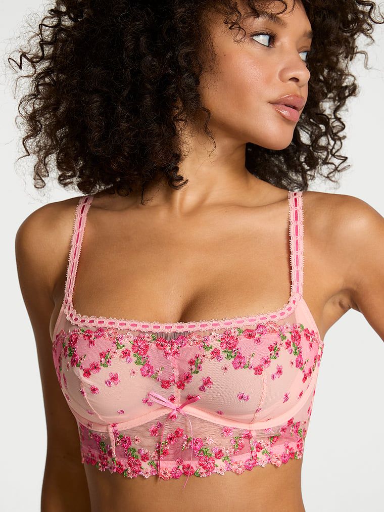 Hearts & Roses podprsenkový top. Produkt je vzorovaný a pochází z kolekce Dream Angels.