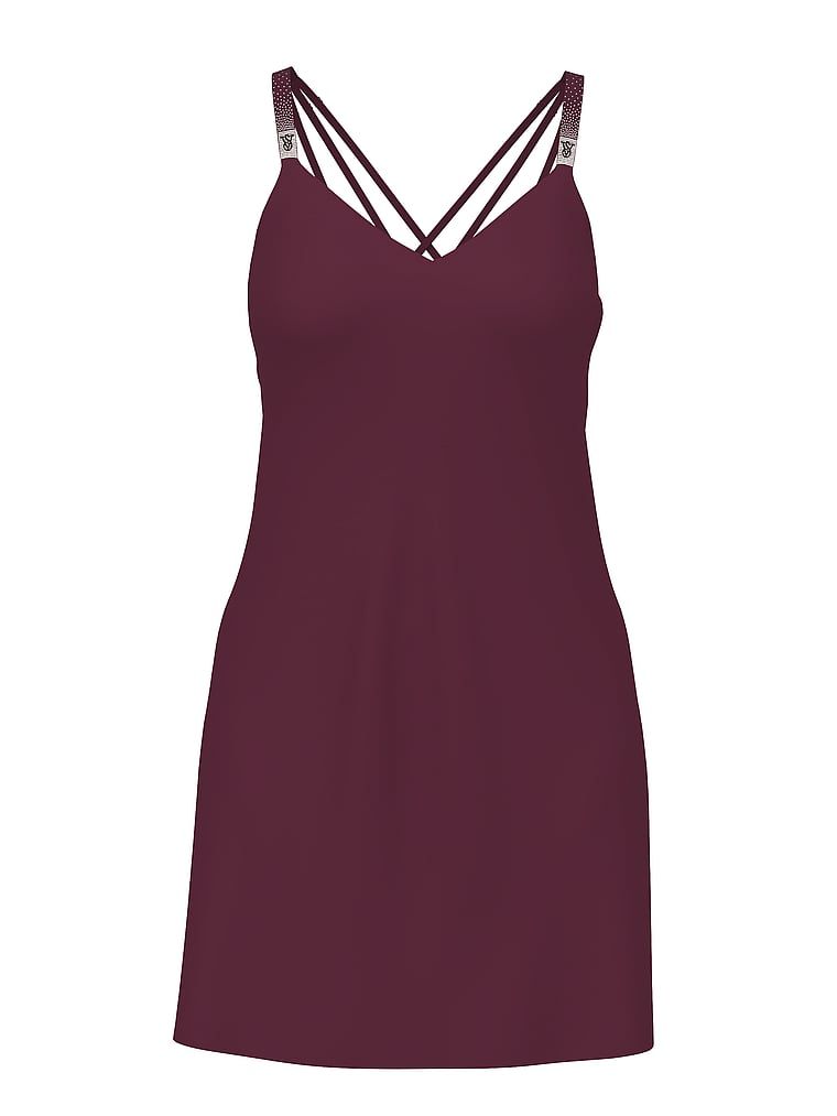 Very Sexy Saténová spodnička s třpytivými pásky na zádech