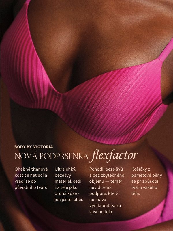 Růžová podprsenka