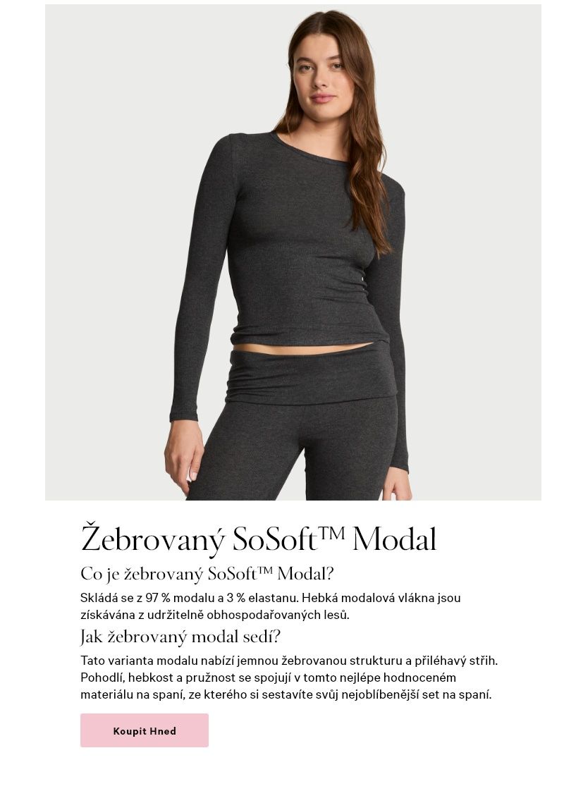 Modelka v pyžamu 